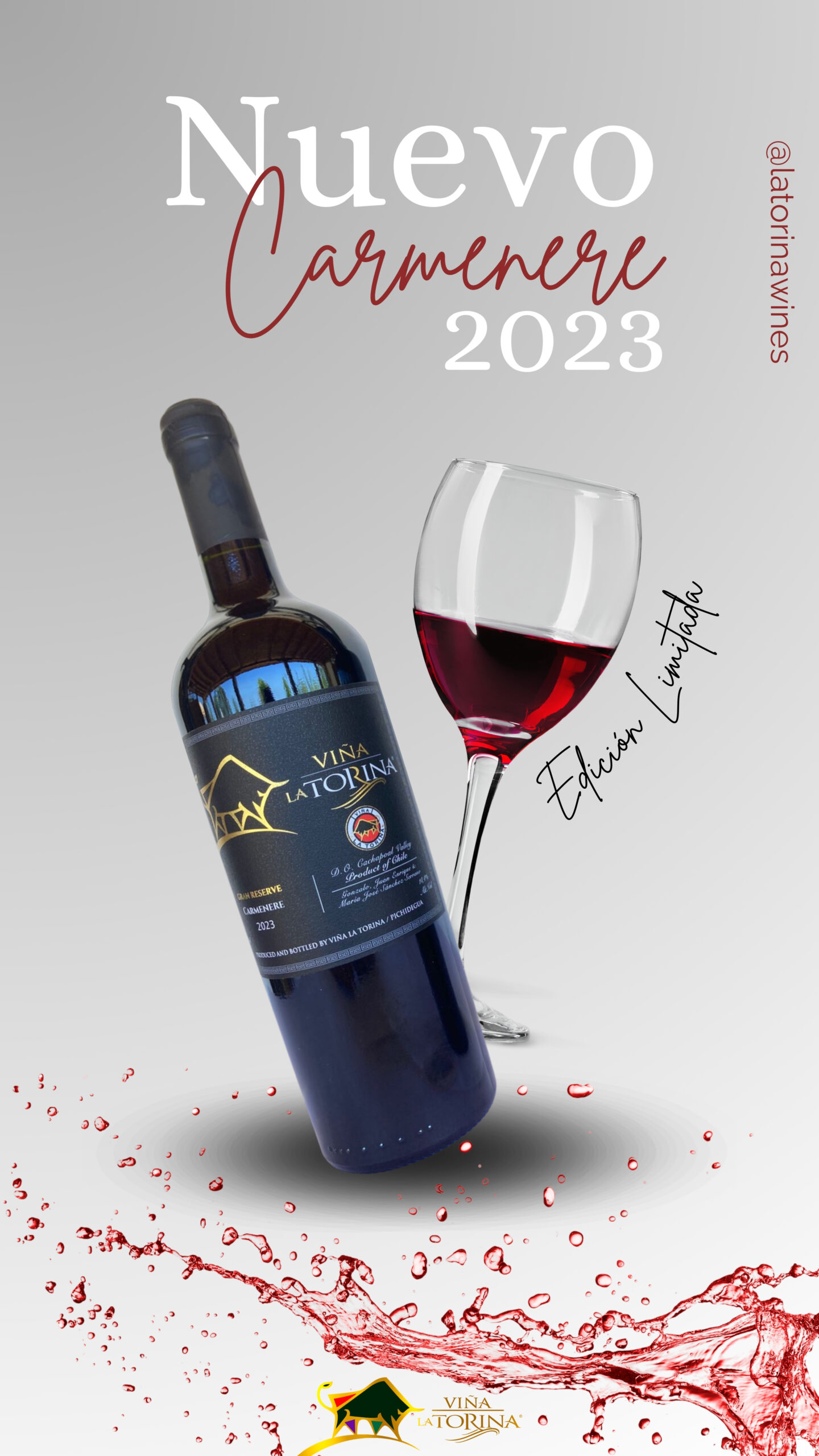 PRESENTACIÓN DOBLE - GRAN RESERVA CARMENERE 2023 EDICIÓN LIMITADA